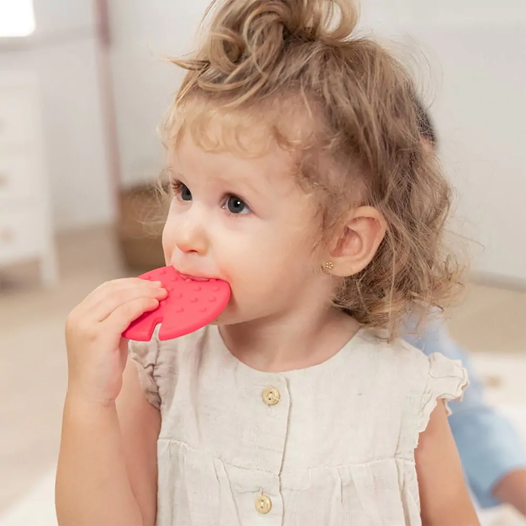 Miniland Feel to Learn Sensory Cactus ?C Multi-Texture Silicone Teether and Stacking Toy - Image 5
