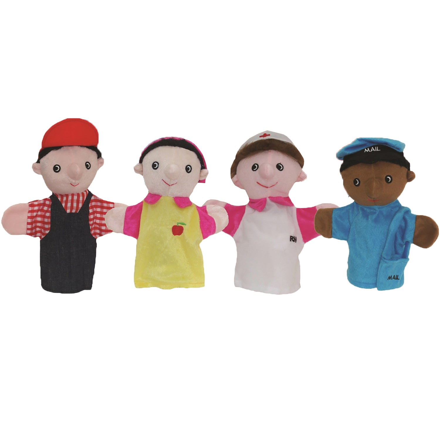 Get Ready Kids Multicultural Community Helper Puppet Set, 10 Pieces - Image 2