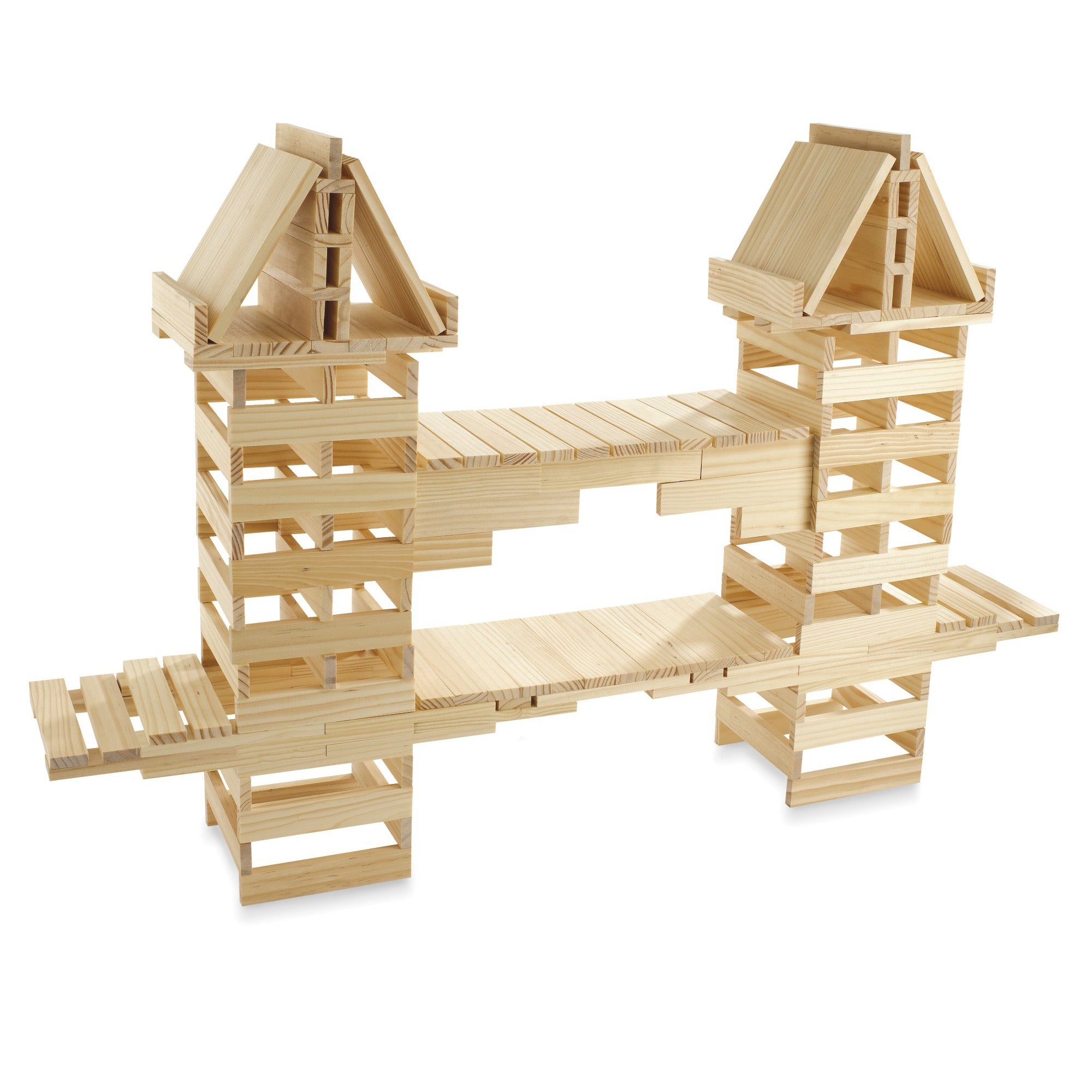 MindWare KEVA Structures 600-Piece Pine Plank Building Set - Image 2