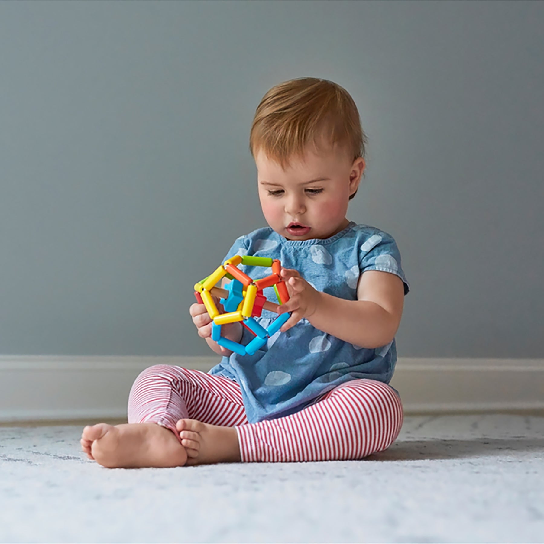 The Original Toy Company Baby What'zit Sensory Toy ?C Bright Colors - Image 3