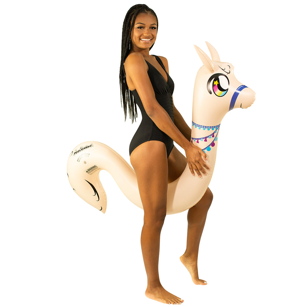 PoolCandy Multicolor Llama Ride-On Pool Noodle