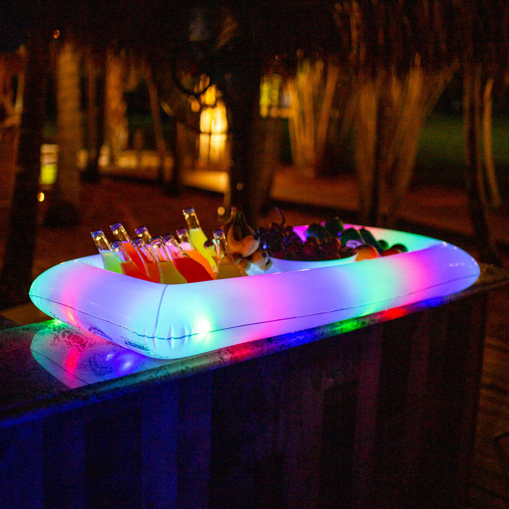 PoolCandy LiveLights LED Illuminated Buffet Snack Cooler - Image 3