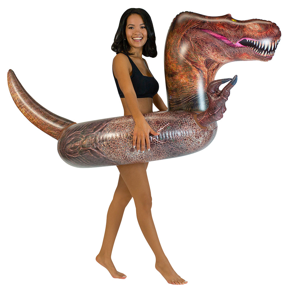 PoolCandy Jumbo T-Rex Dinosaur 42-Inch Pool Tube
