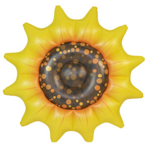 PoolCandy Sunflower Jumbo 60" Inflatable Pool Island