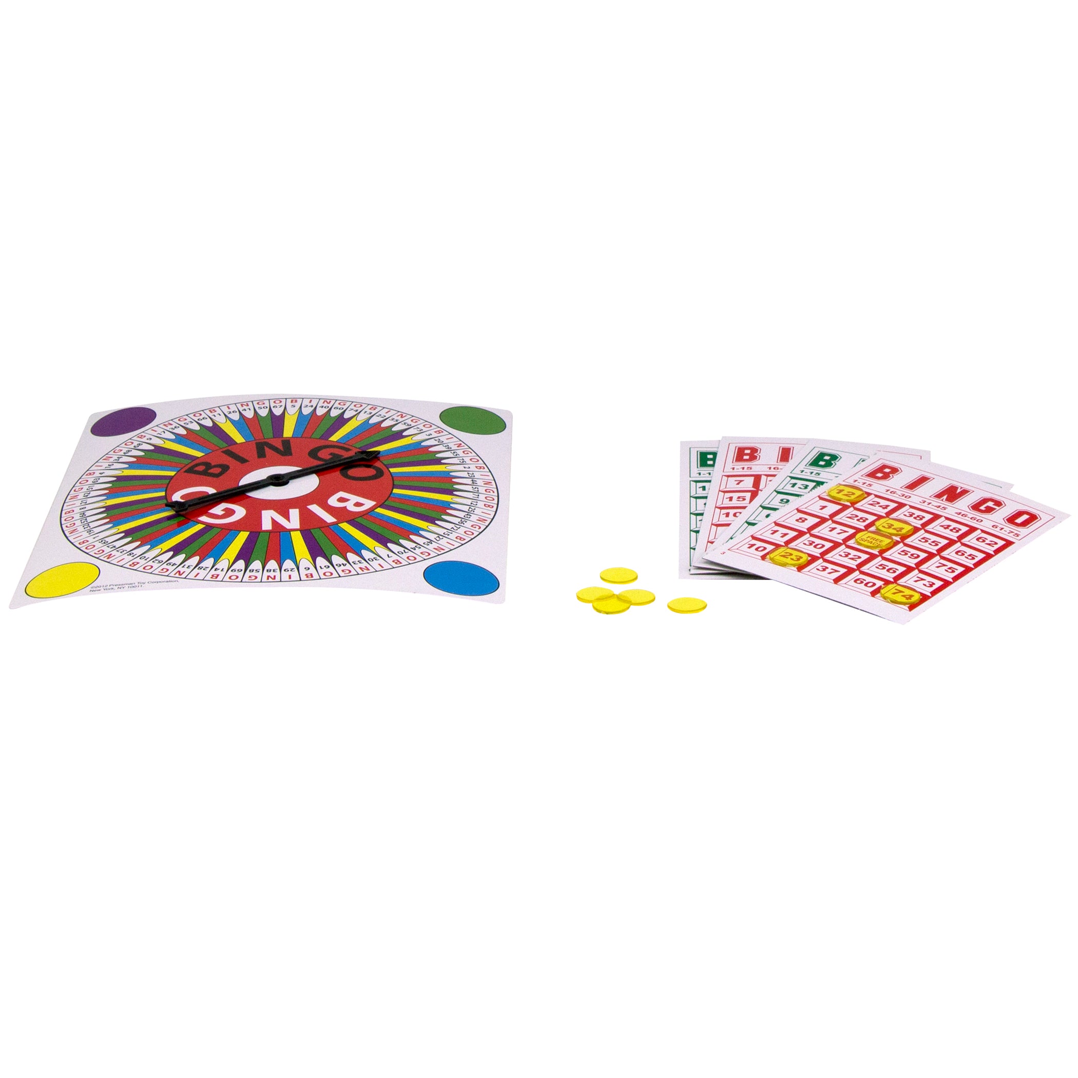 Pressman Colorful Spin & Mark Bingo Game, Triple Pack - Image 3