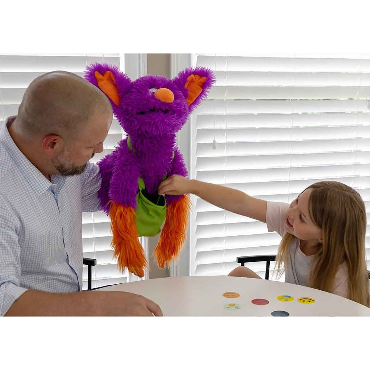 Roylco Edgar the Emotion Monster - Interactive Hand Puppet Kit - Image 2