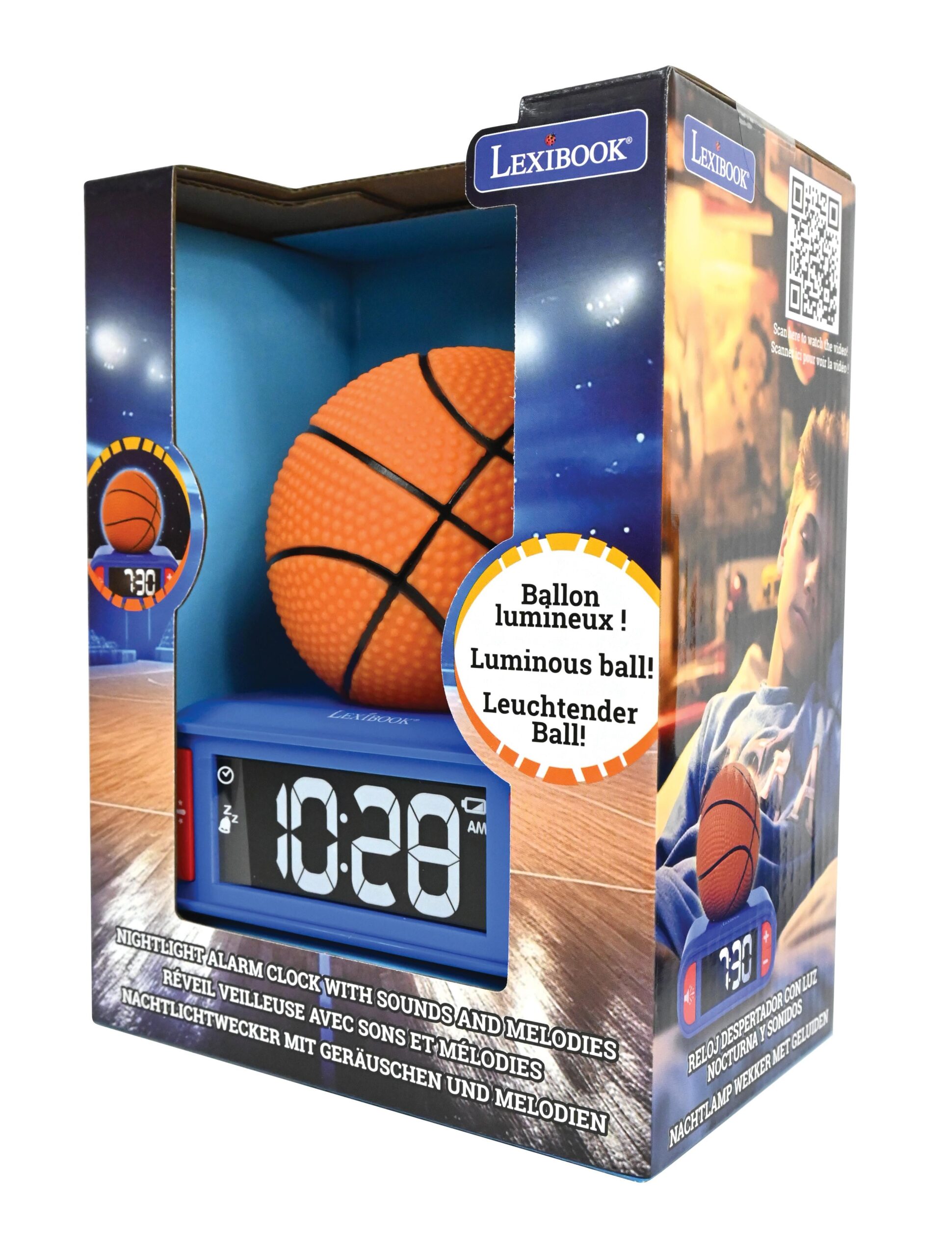 Slam Dunk 3D Basketball Digital Alarm Clock & Nightlight - Image 8