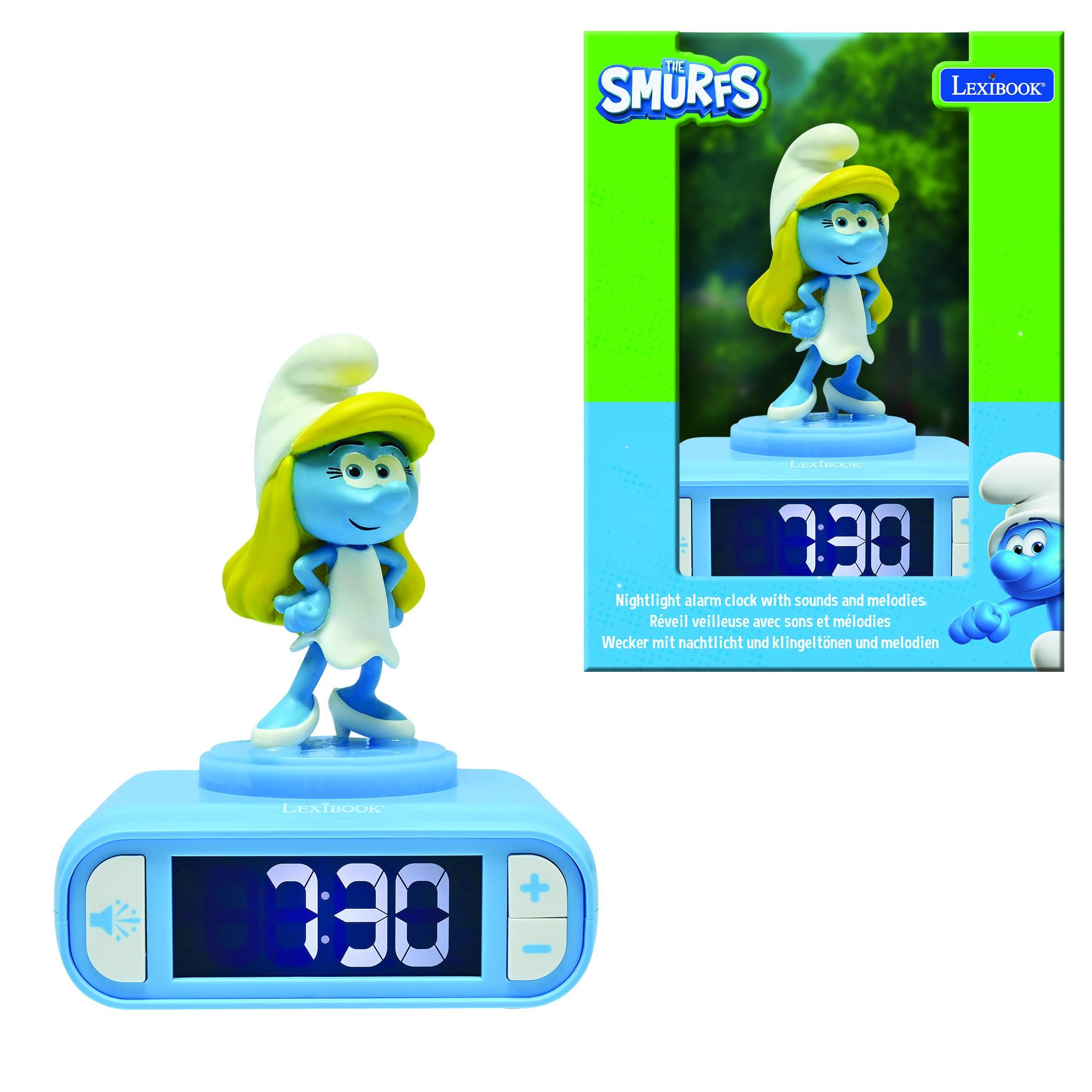 Smurfette Interactive Nightlight & Alarm Clock - Smurf Village Melodies - Image 5