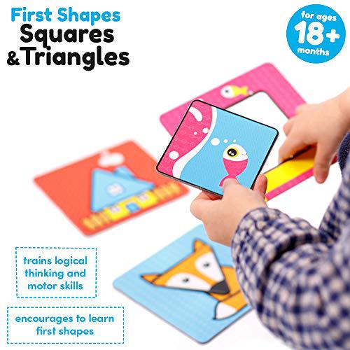 Banana Panda Shapes Squares & Triangles 8pc Puzzle Set - Image 2