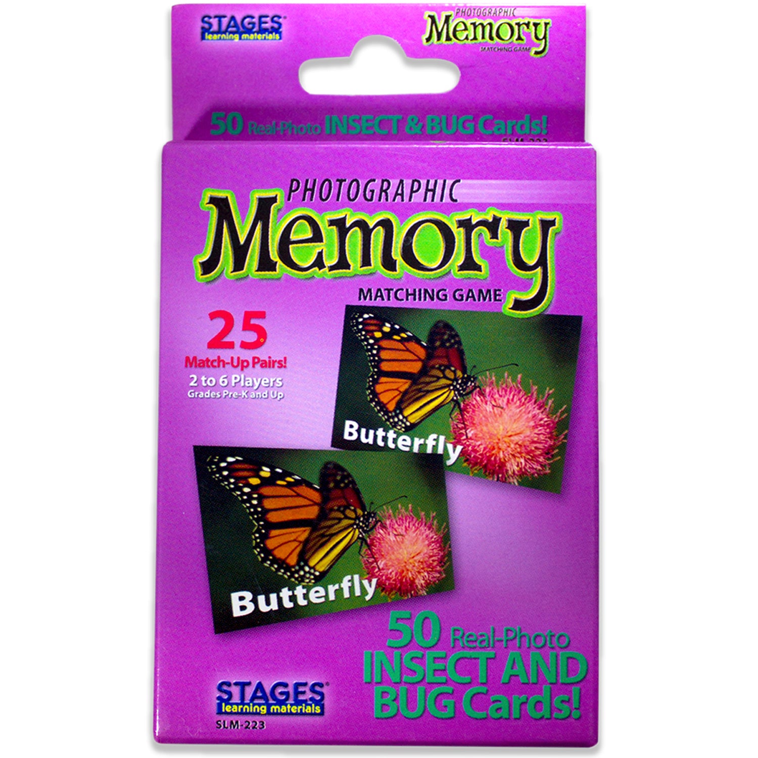 Stages Learning Materials - Memory Matching Game - Insects & Bugs - 3 Pack - Image 2