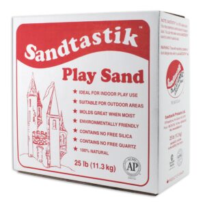 Sandtastik - Sparkling White Play Sand - 25 lb Box