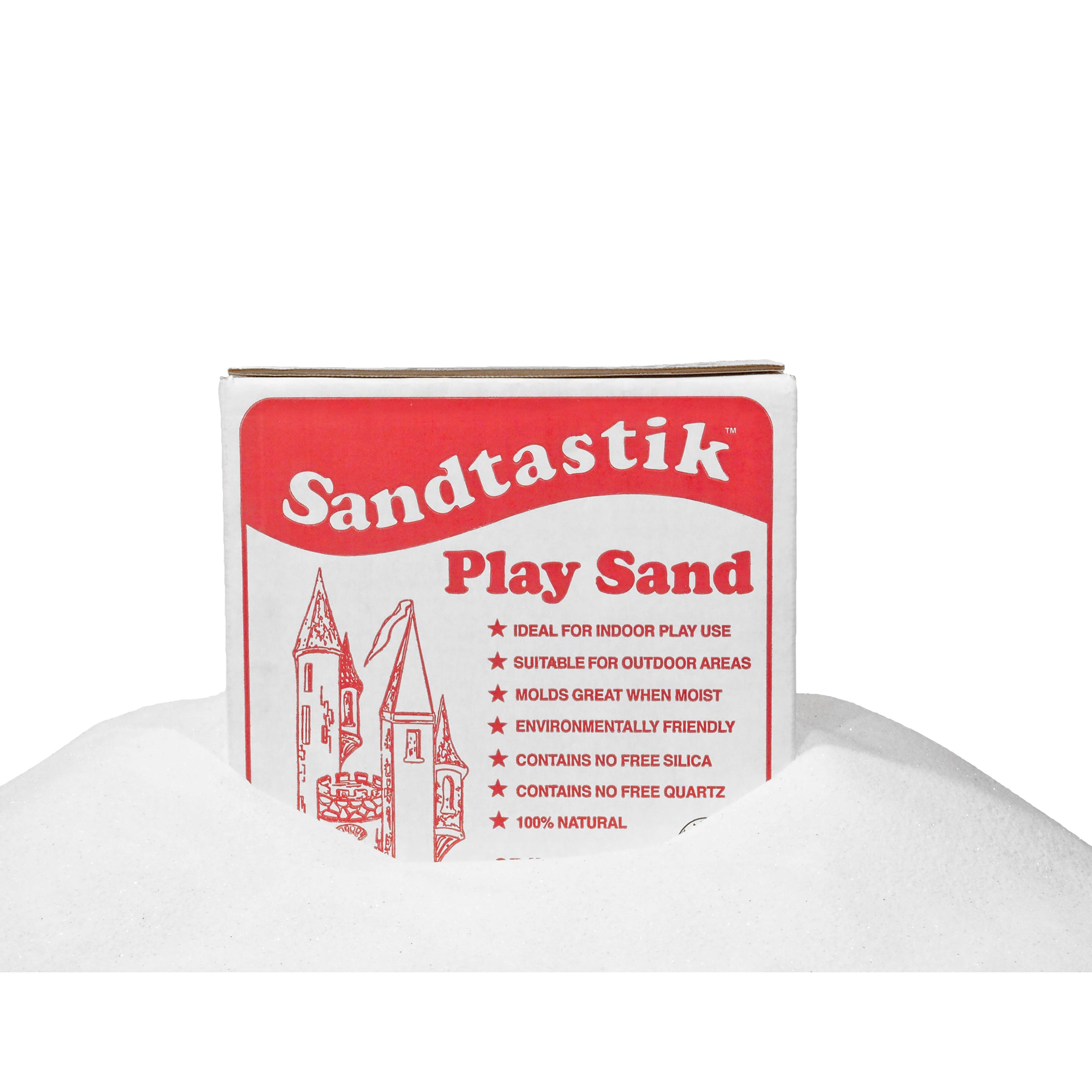 Sandtastik - Sparkling White Play Sand - 25 lb Box - Image 4