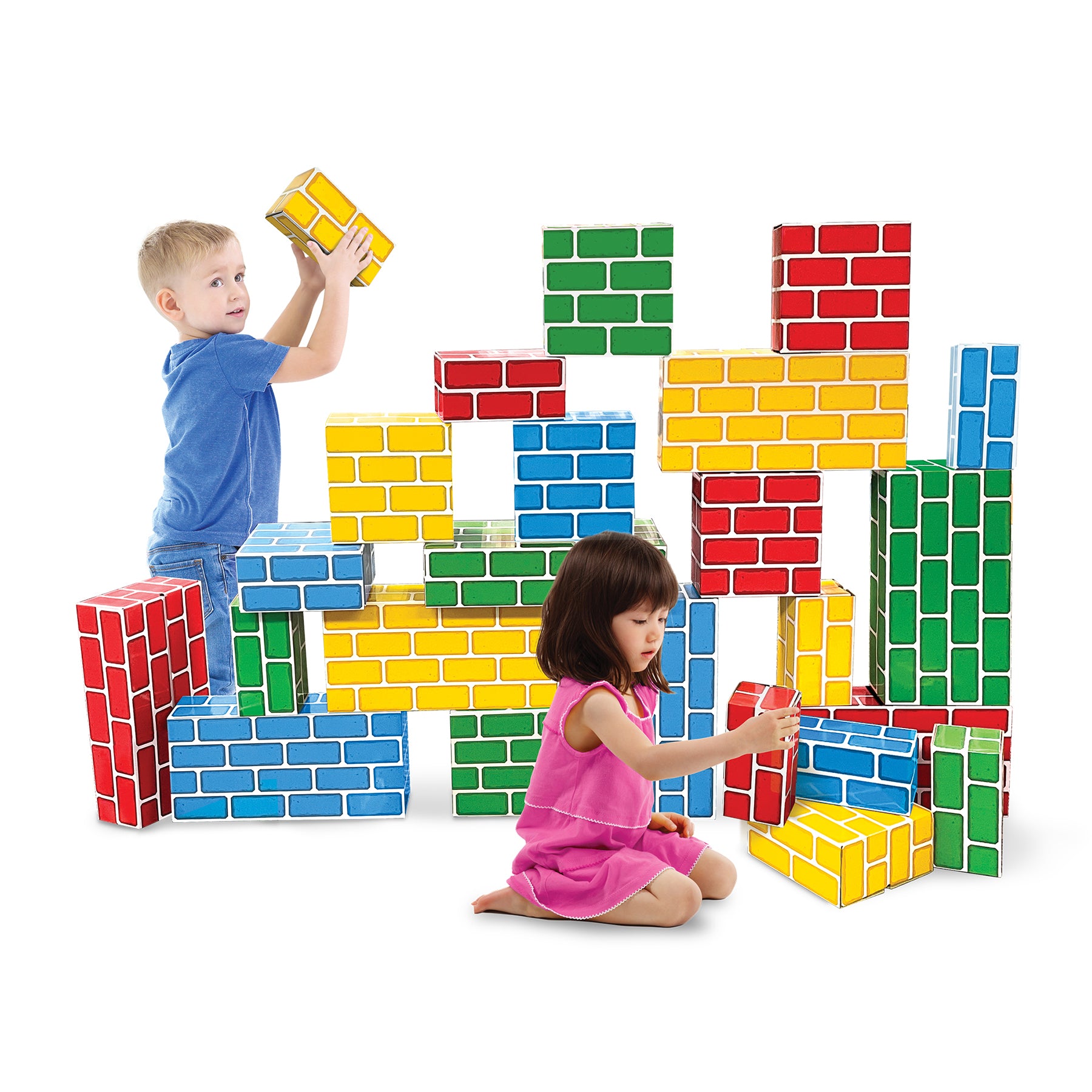 Teacher Created Resources Easy-Stack Cardboard Blocks - 24 Piece Set - Image 4