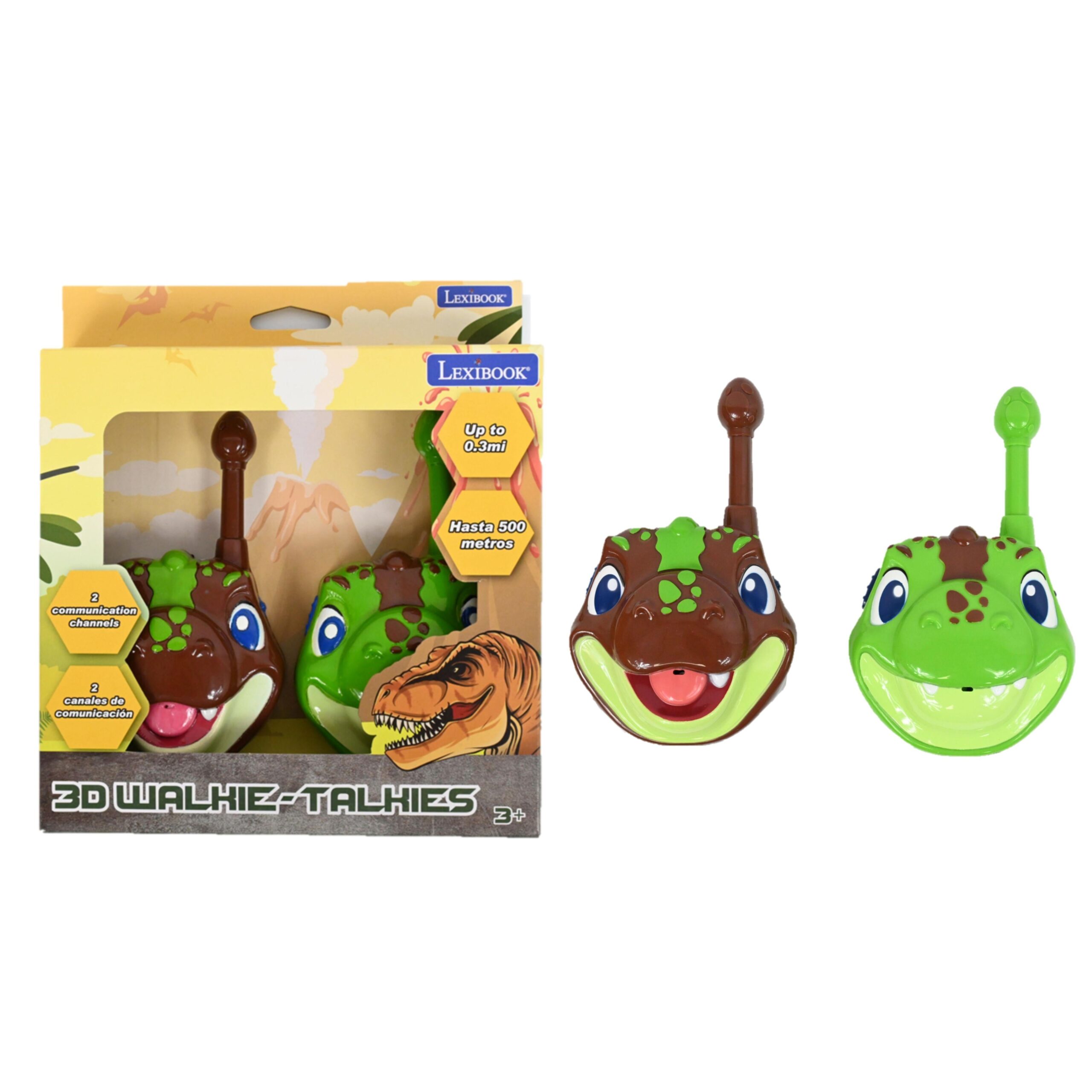 3D Dinosaurs Walkie Talkies for Outdoor Adventures - Image 3
