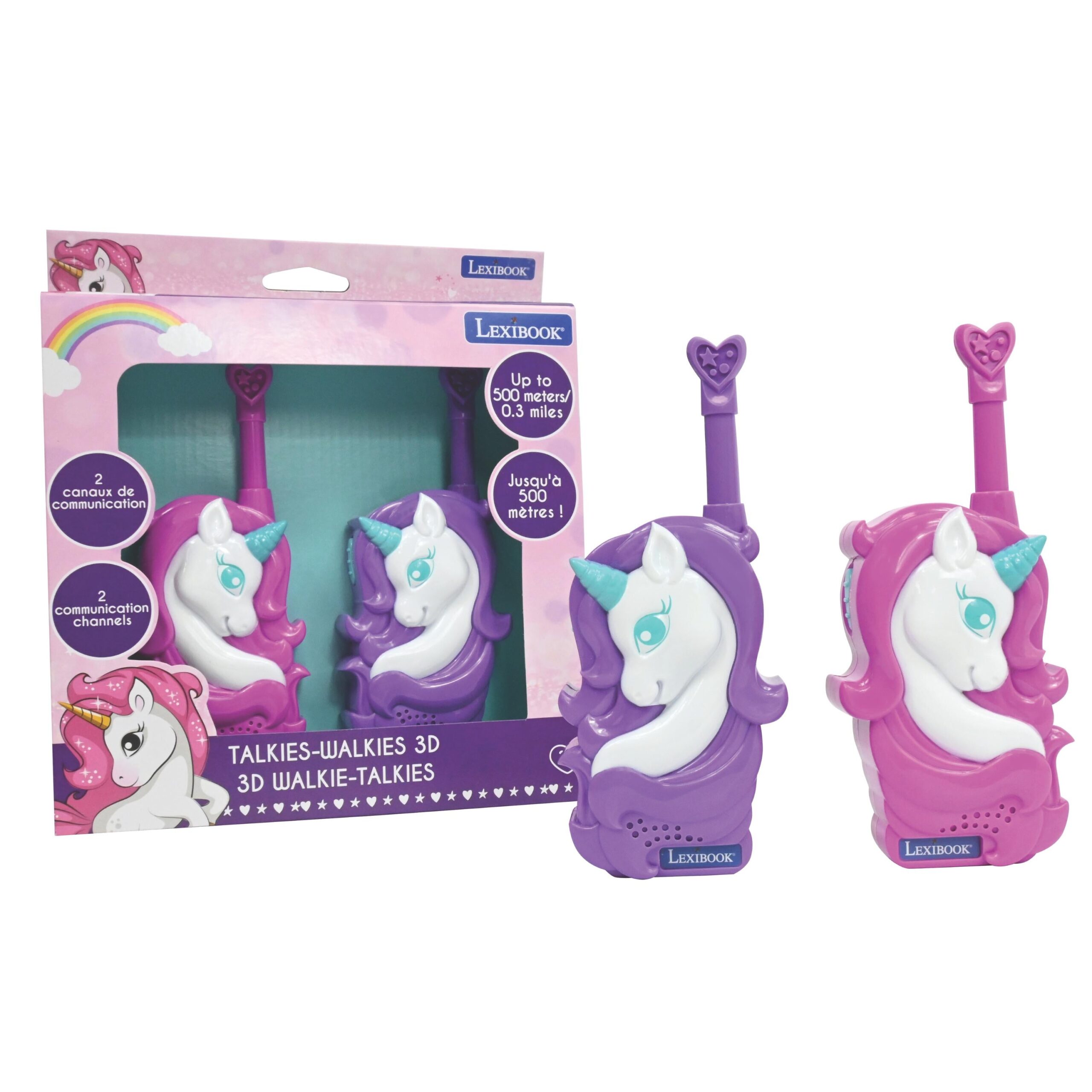 Magical 3D Unicorn Walkie-Talkies - Enchanting Communication - Image 3