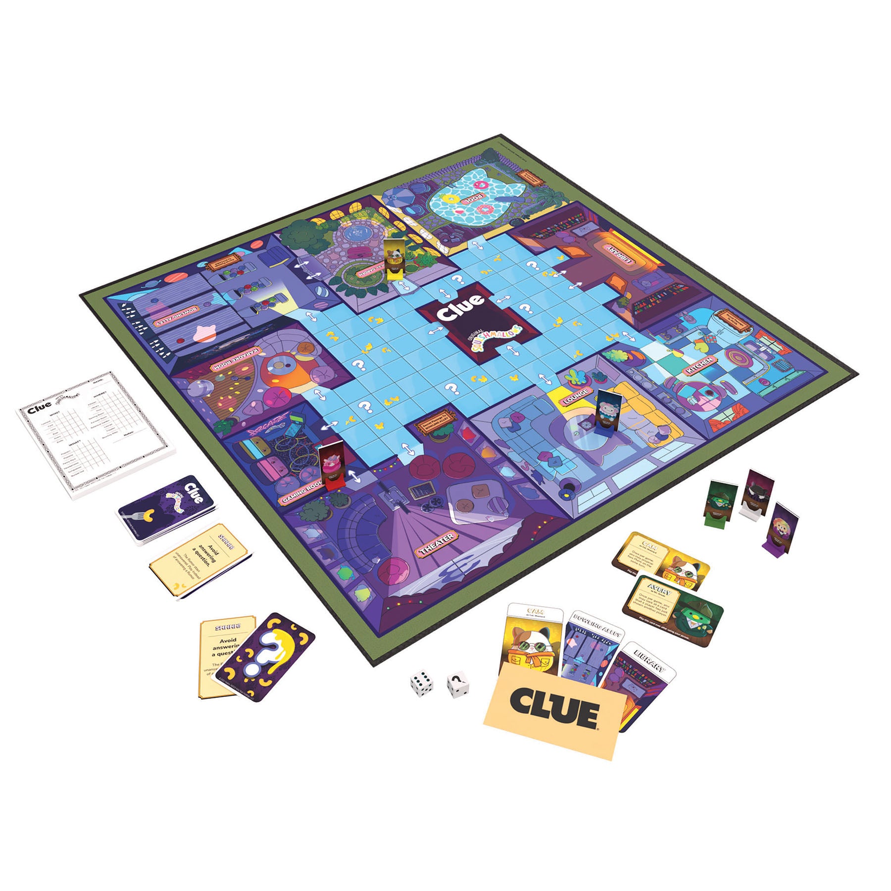 Squishmallows CLUE? Mystery Board Game by USAopoly - Image 2