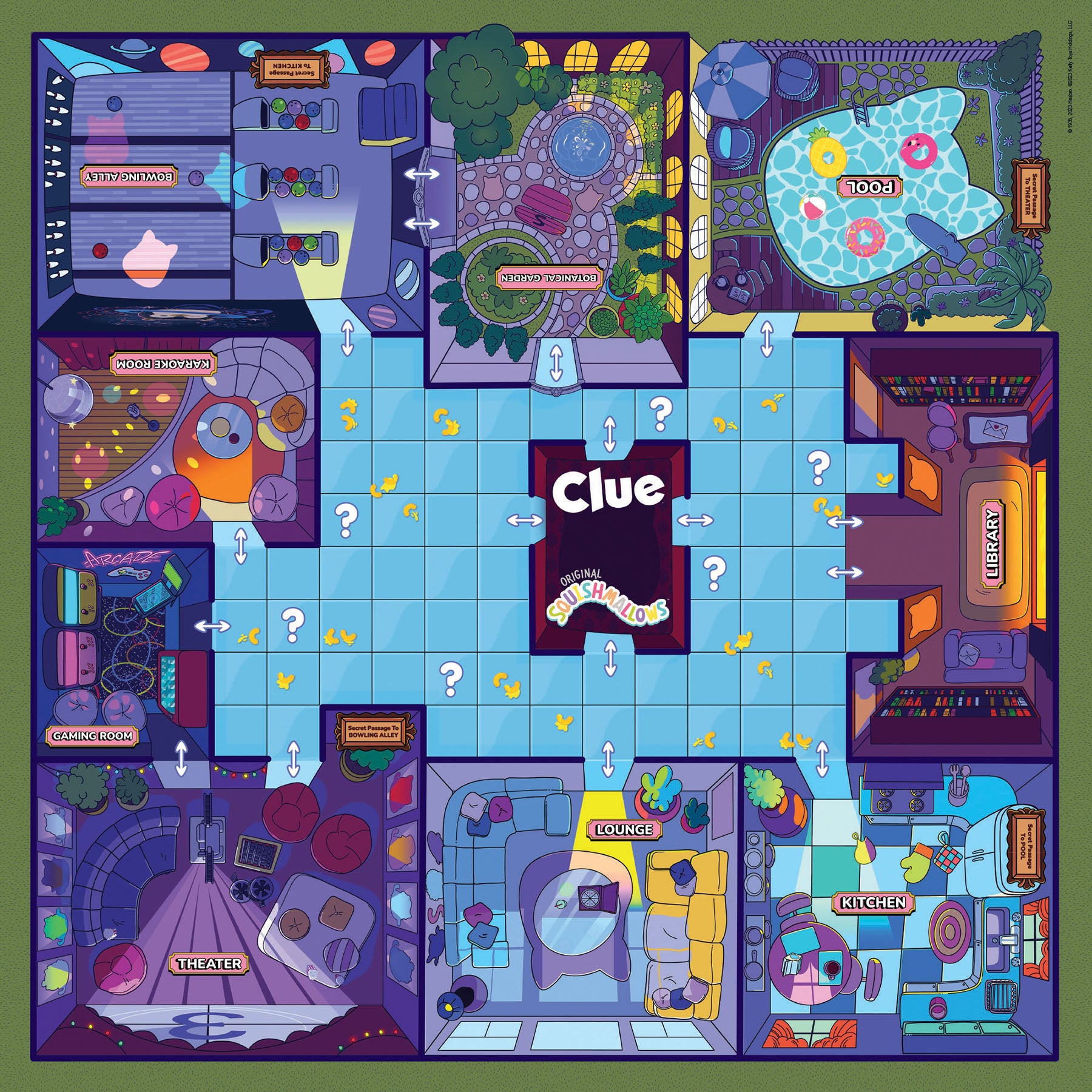 Squishmallows CLUE? Mystery Board Game by USAopoly - Image 5