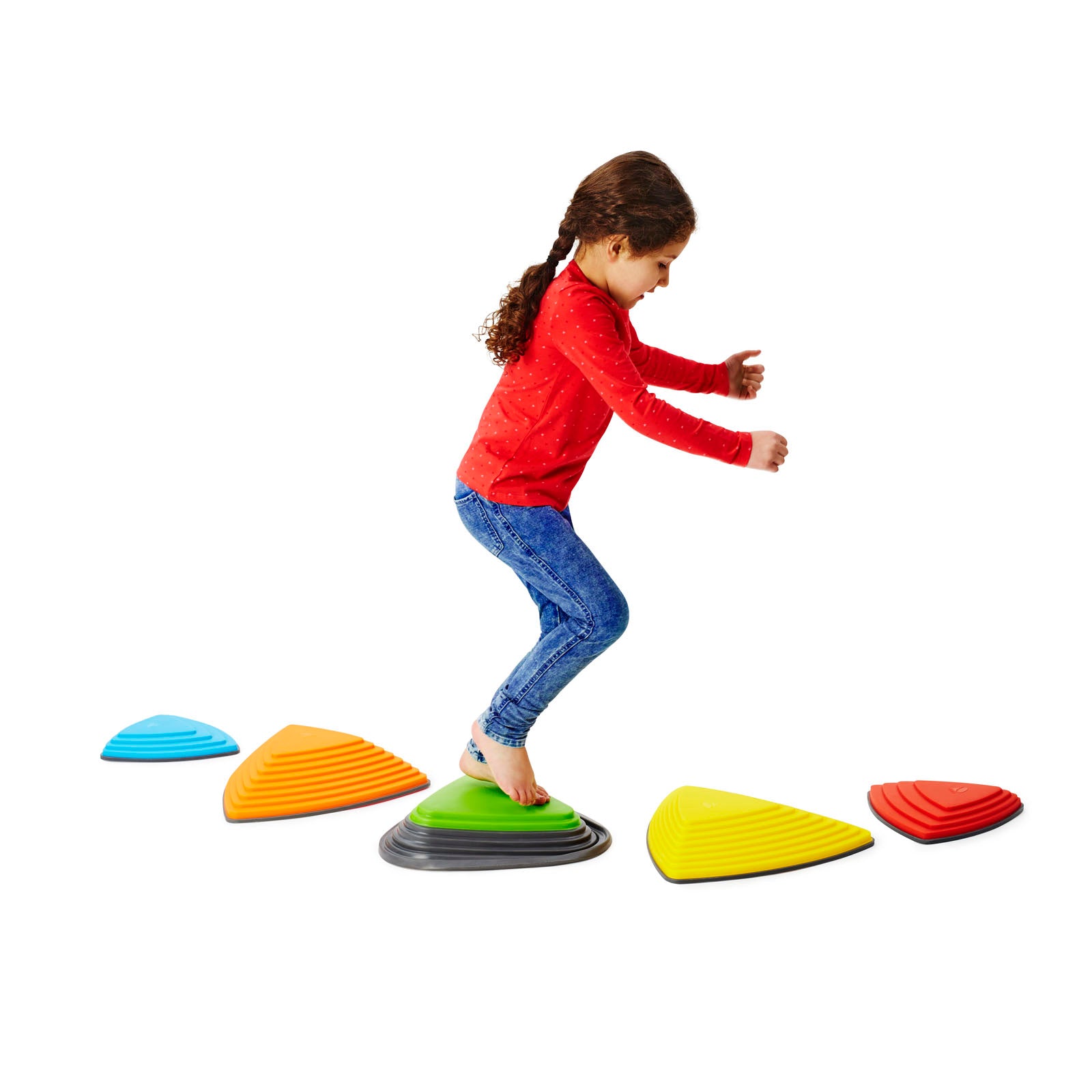 GONGE Bounce & Play River Stone Set, Coordination Training Stones, Set of 5 - Image 3