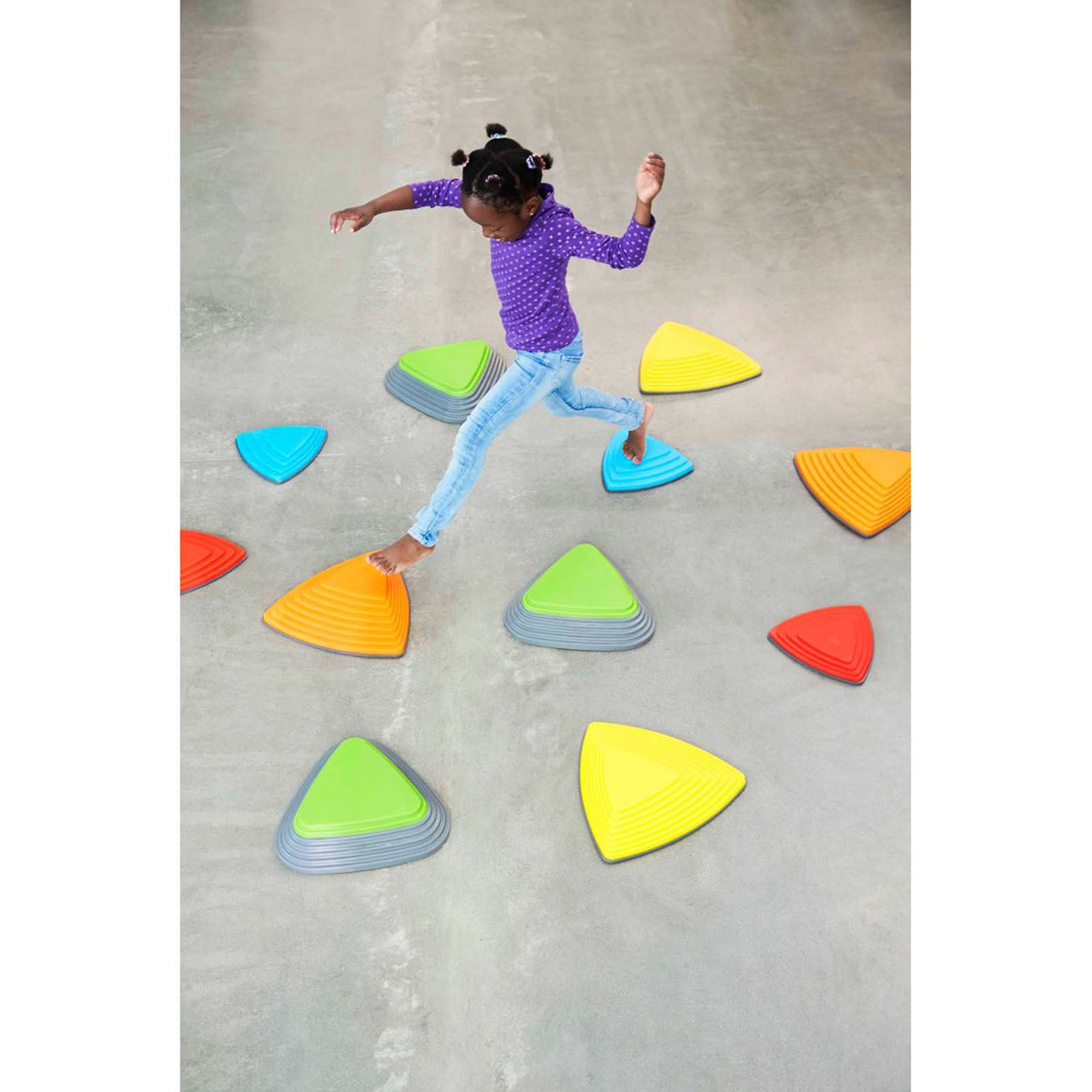 GONGE Bounce & Play River Stone Set, Coordination Training Stones, Set of 5 - Image 5