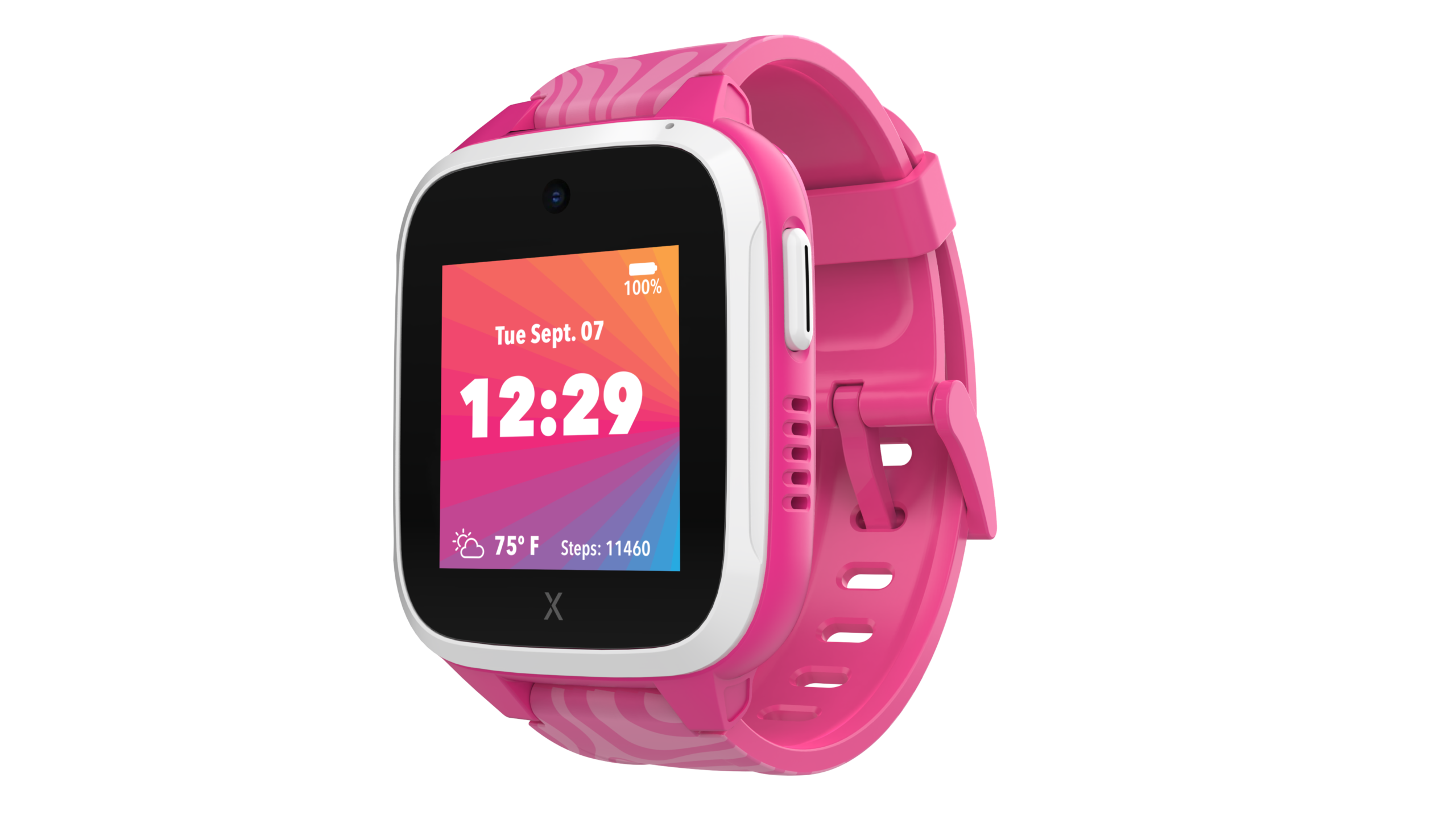 Xplora XGO3 Jungle Edition Kids?? Smart Watch - Pink Zebra Strap - Image 6