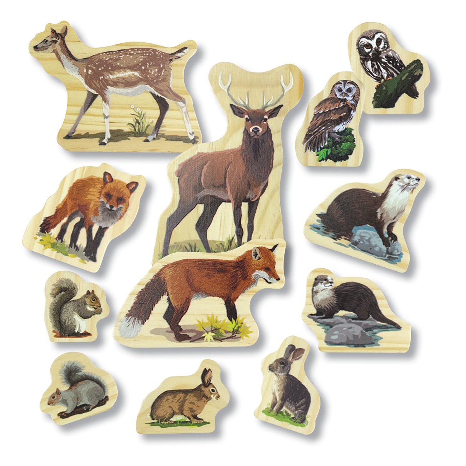 Yellow Door Woodland Animal Families ?C Enchanting Wooden Playset - Image 2