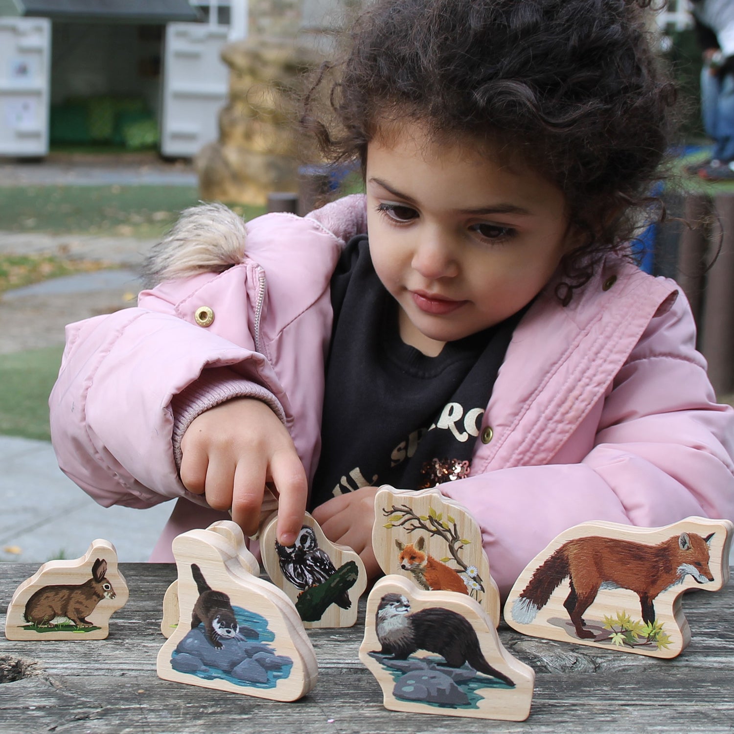 Yellow Door Woodland Animal Families ?C Enchanting Wooden Playset - Image 7