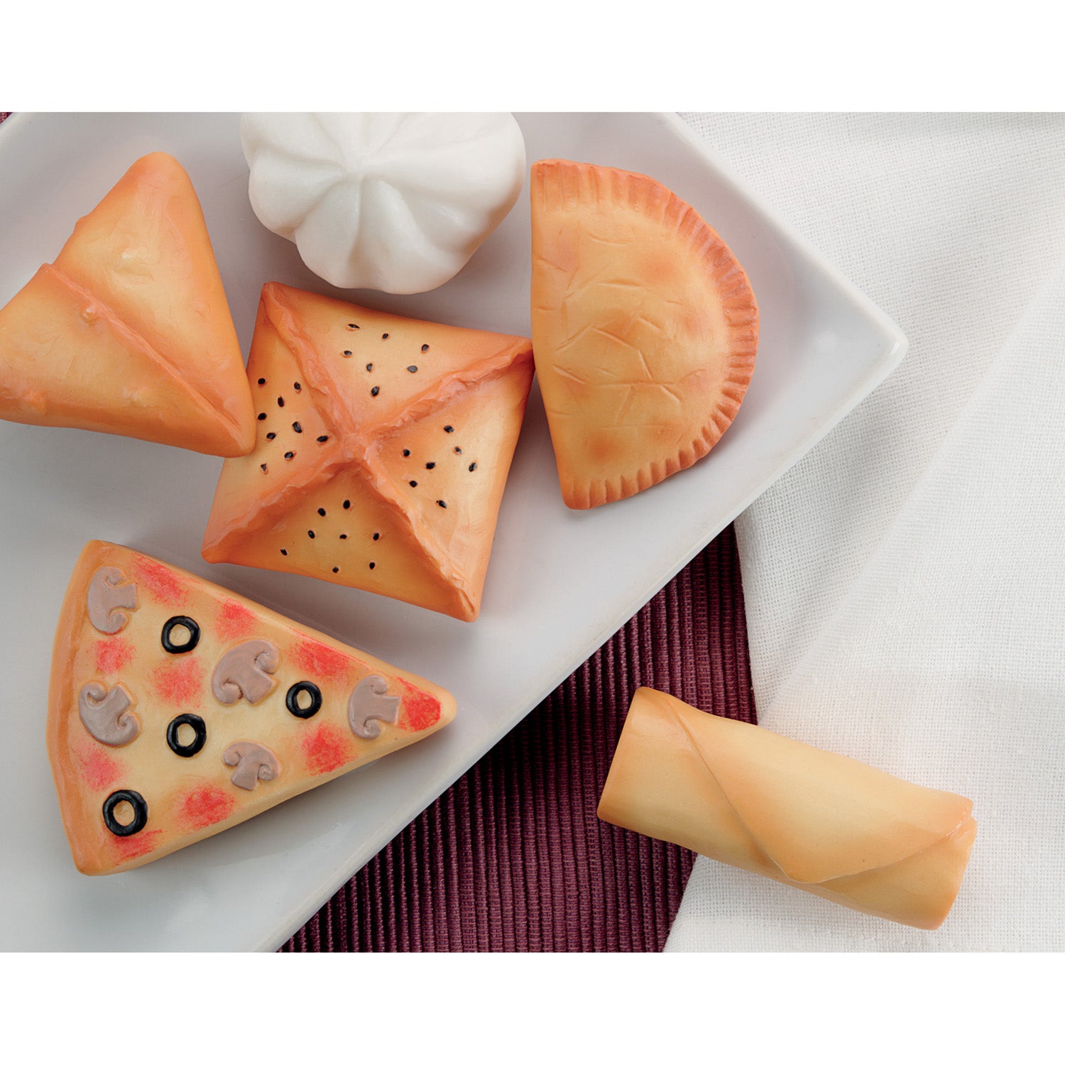Yellow Door Sensory Play Stones - Foods of the World - Multicultural Learning Toy - Image 4