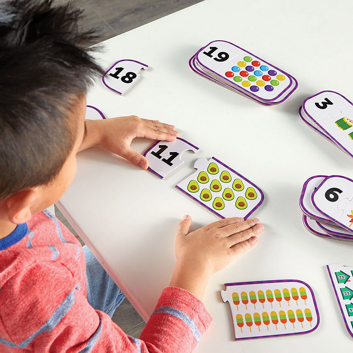 Learning Resources Puzzle Cards - Educational Set for Kids - 71 Pieces - Image 5