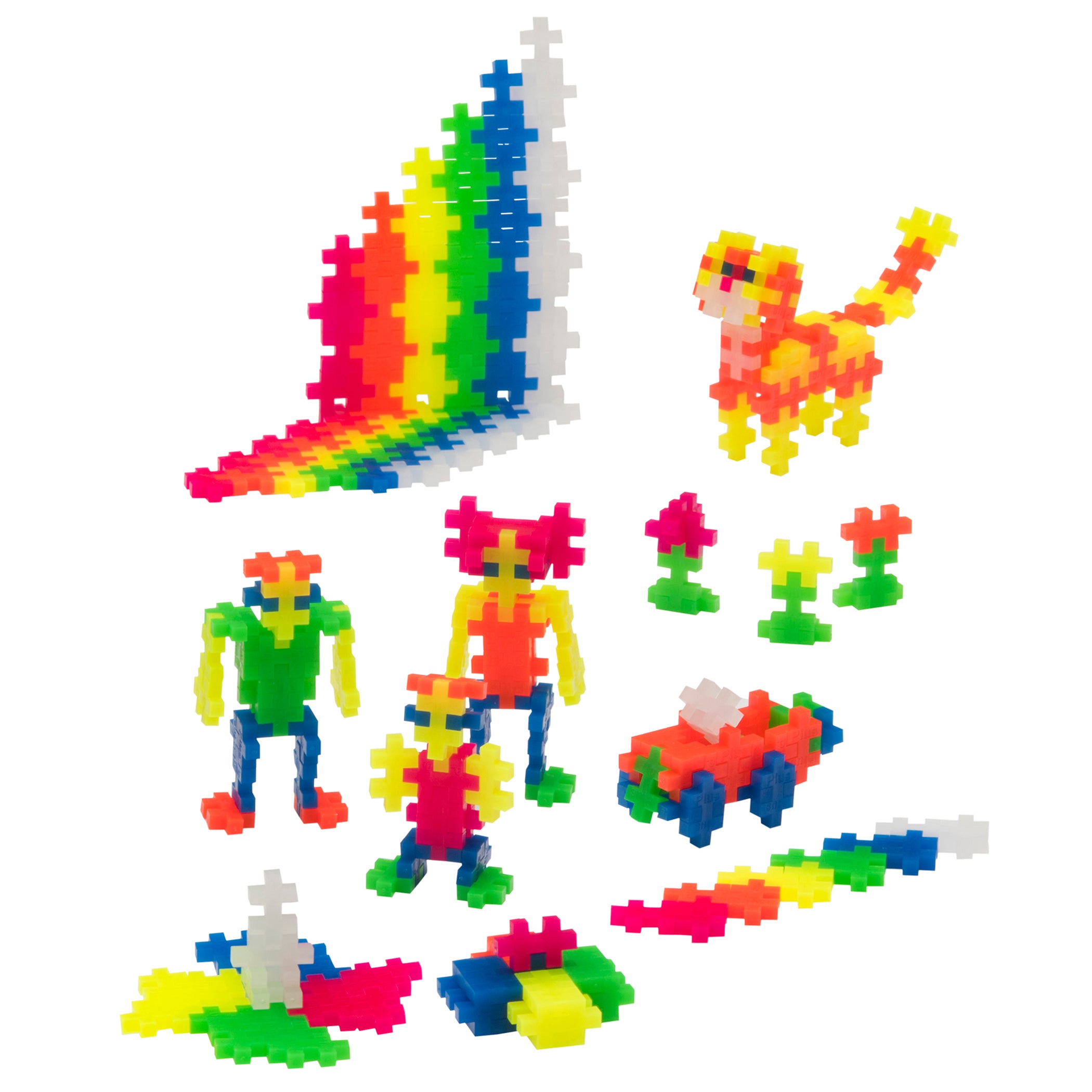 Plus-Plus School Set - 3600 Pieces with 12 Baseplates, Assorted Colors - Image 4