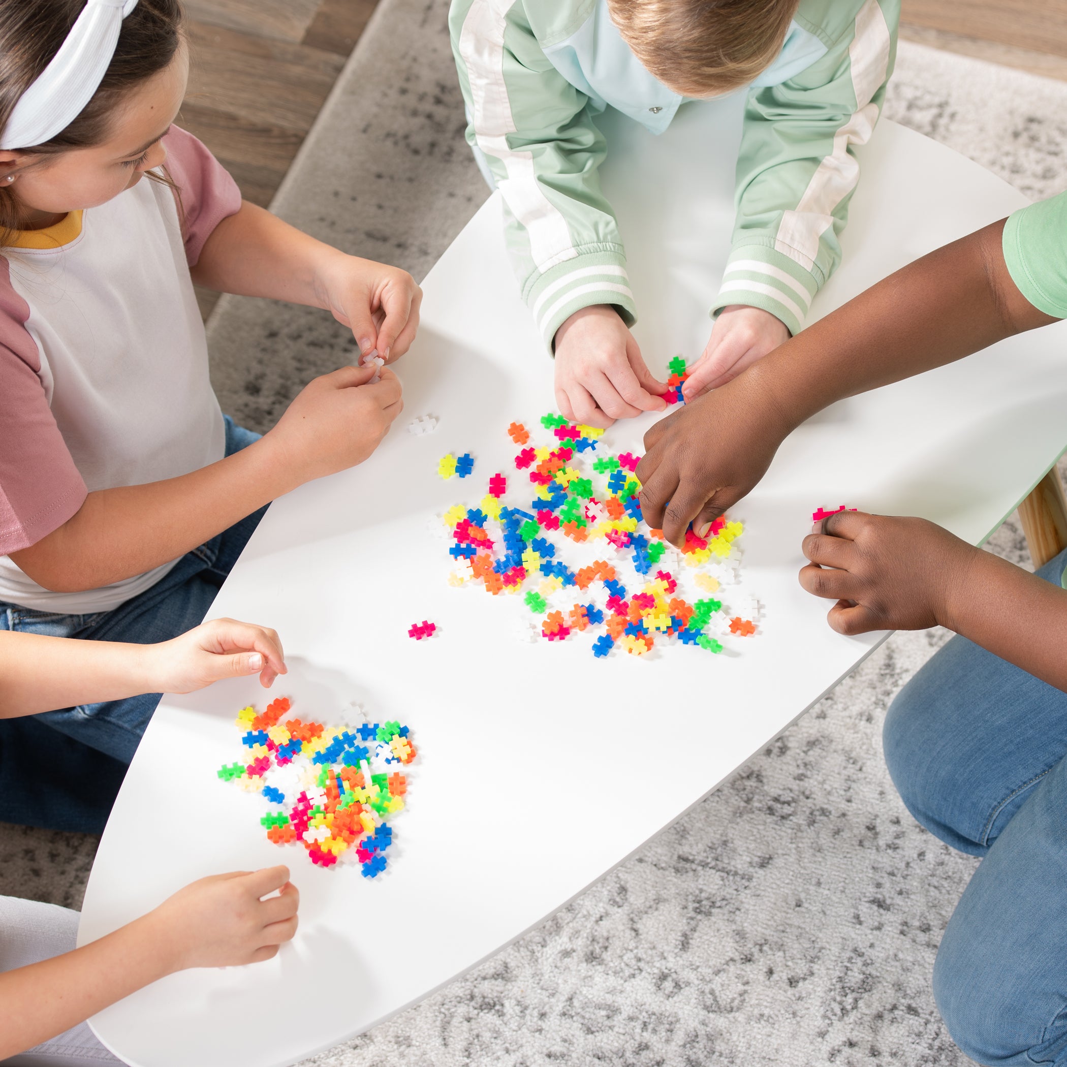 Plus-Plus Neon 240-Piece Construction Set - Creative Building Tube - Image 2
