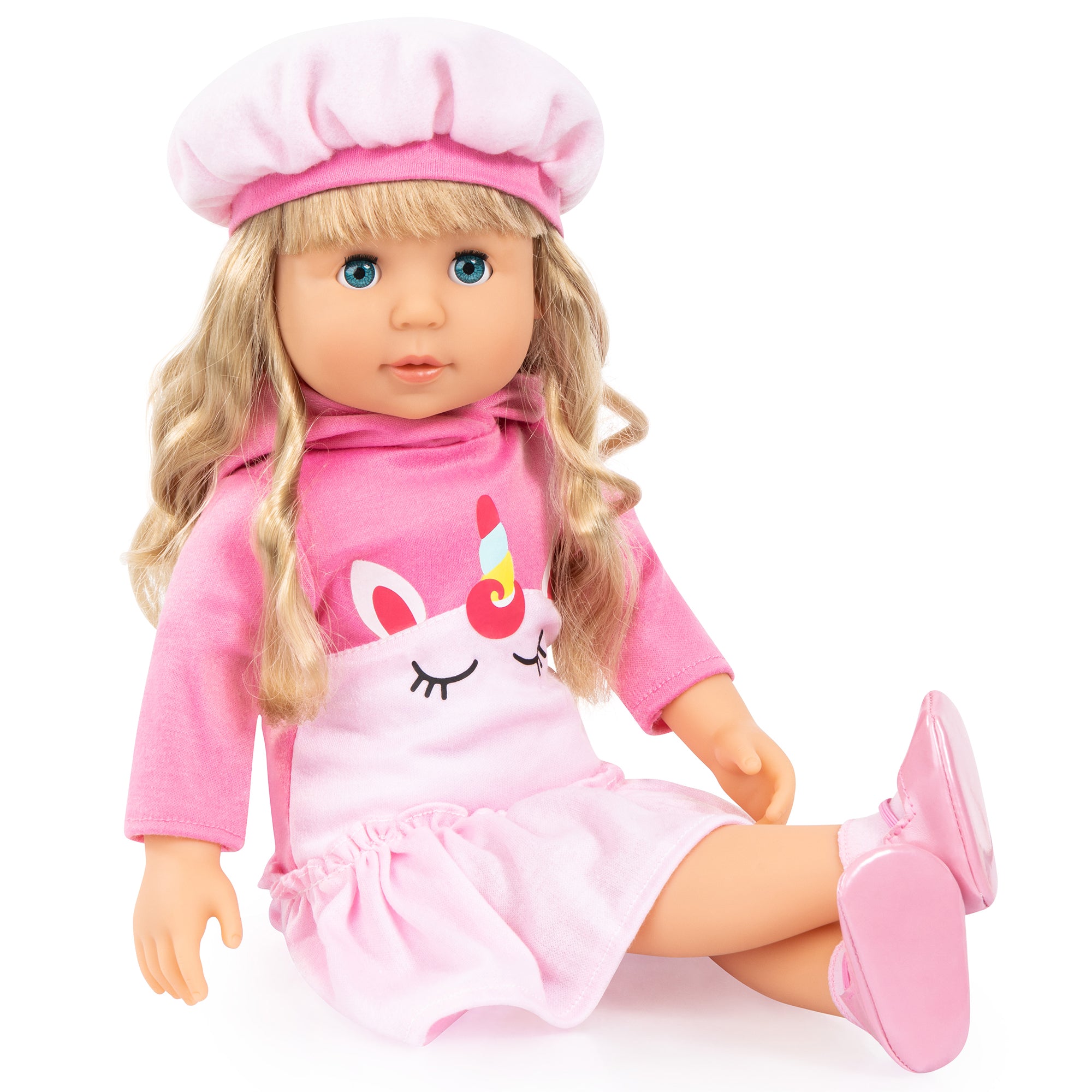 Bayer Design 18-Inch Charlene Interactive Doll - Blonde Curls - Image 2