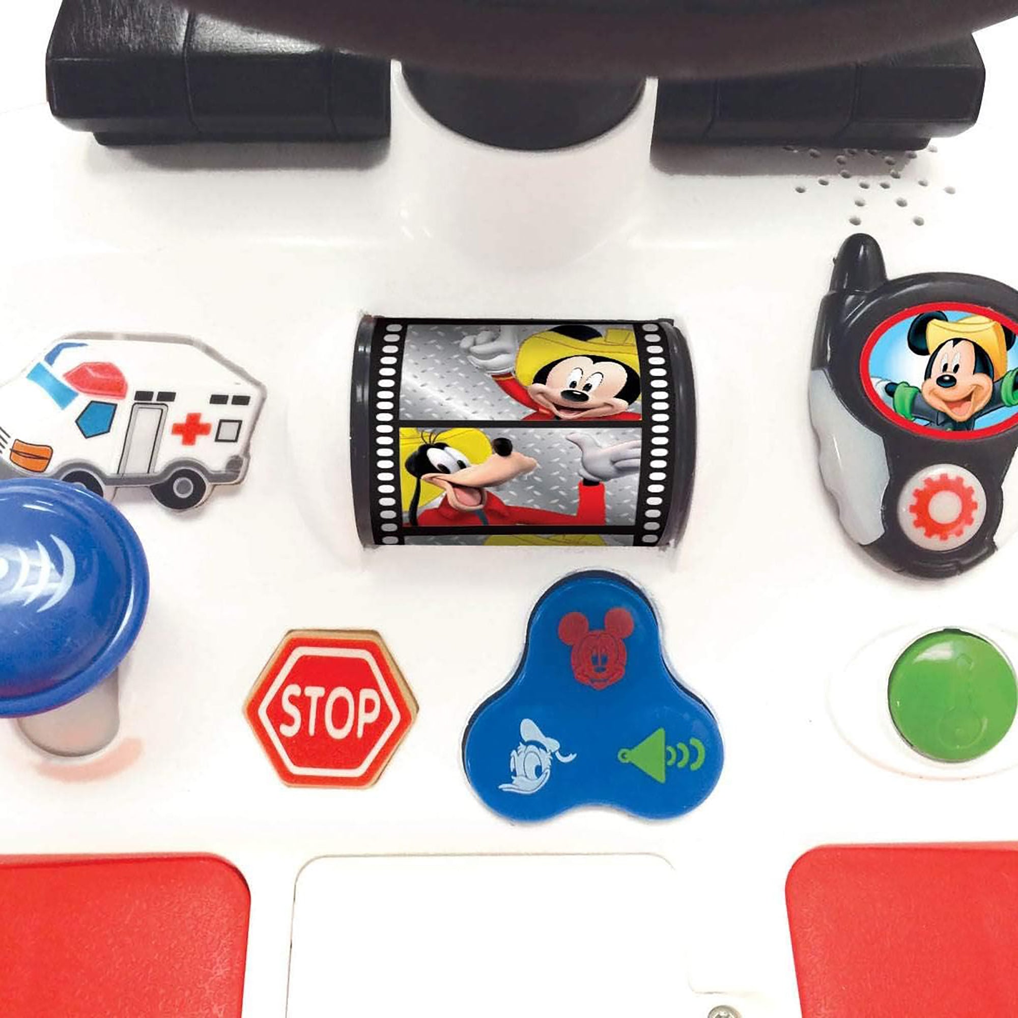 Kiddieland Disney Mickey Mouse Activity Fire Truck Light & Sound Ride-On - Image 4