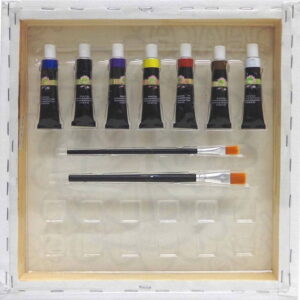 Paintadoodle Creative Cricket Art Canvas Kit 12x12