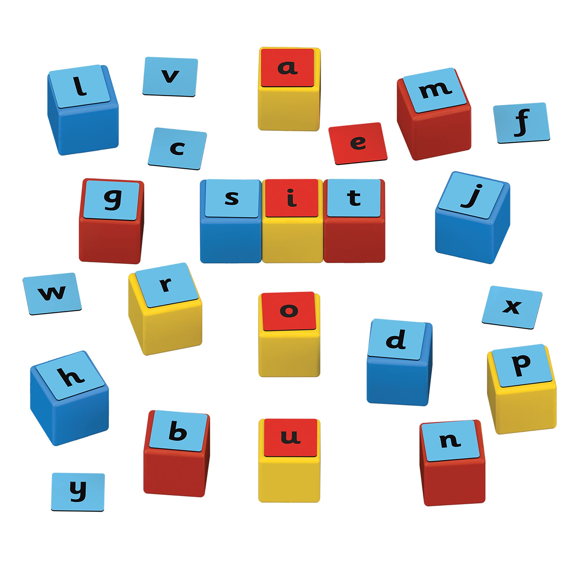 Geomag Magicube 79-Piece Word Building Set - Recycled Materials - Image 5