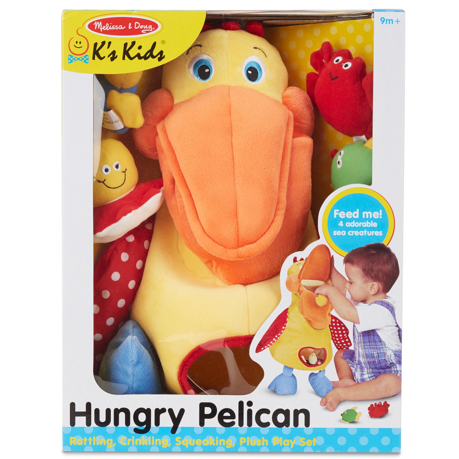 Melissa & Doug K's Kids Hungry Pelican Plush Learning Toy - Image 2