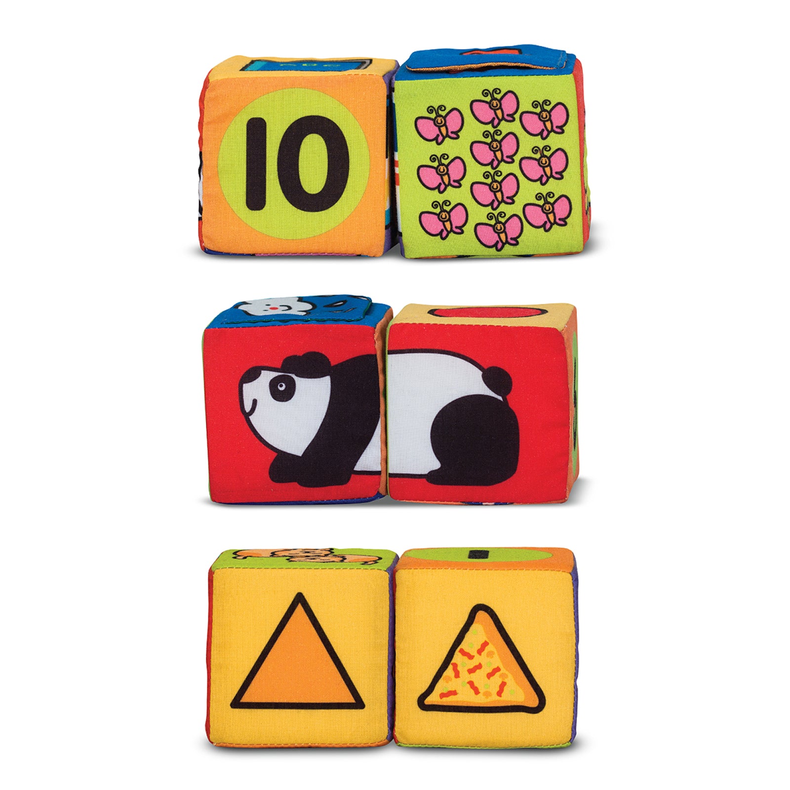 Melissa & Doug Match & Build Soft Blocks ???? 14-Piece Set - Image 3