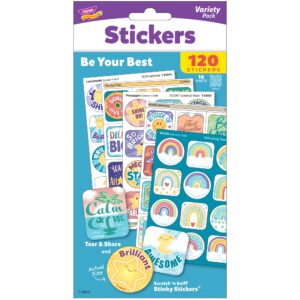 TREND Scratch 'N Sniff Be Your Best ?C Scented Stickers 120ct Motivation Pack