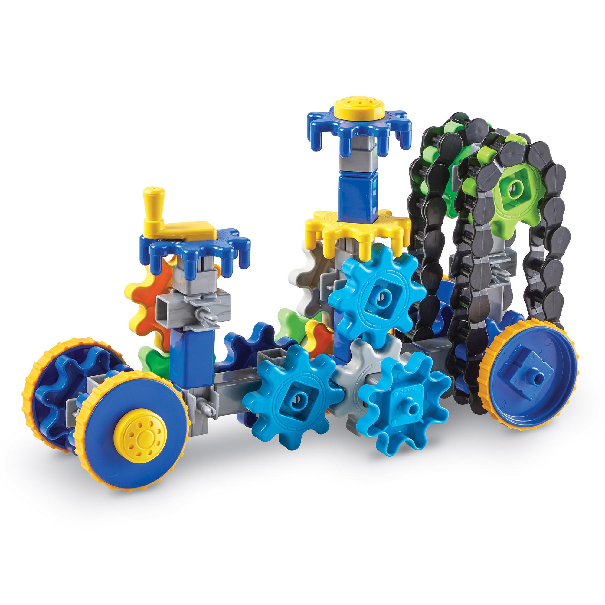 Learning Resources Gears! Gears! Gears! 108-Piece Treadmobiles Building Set - Image 4