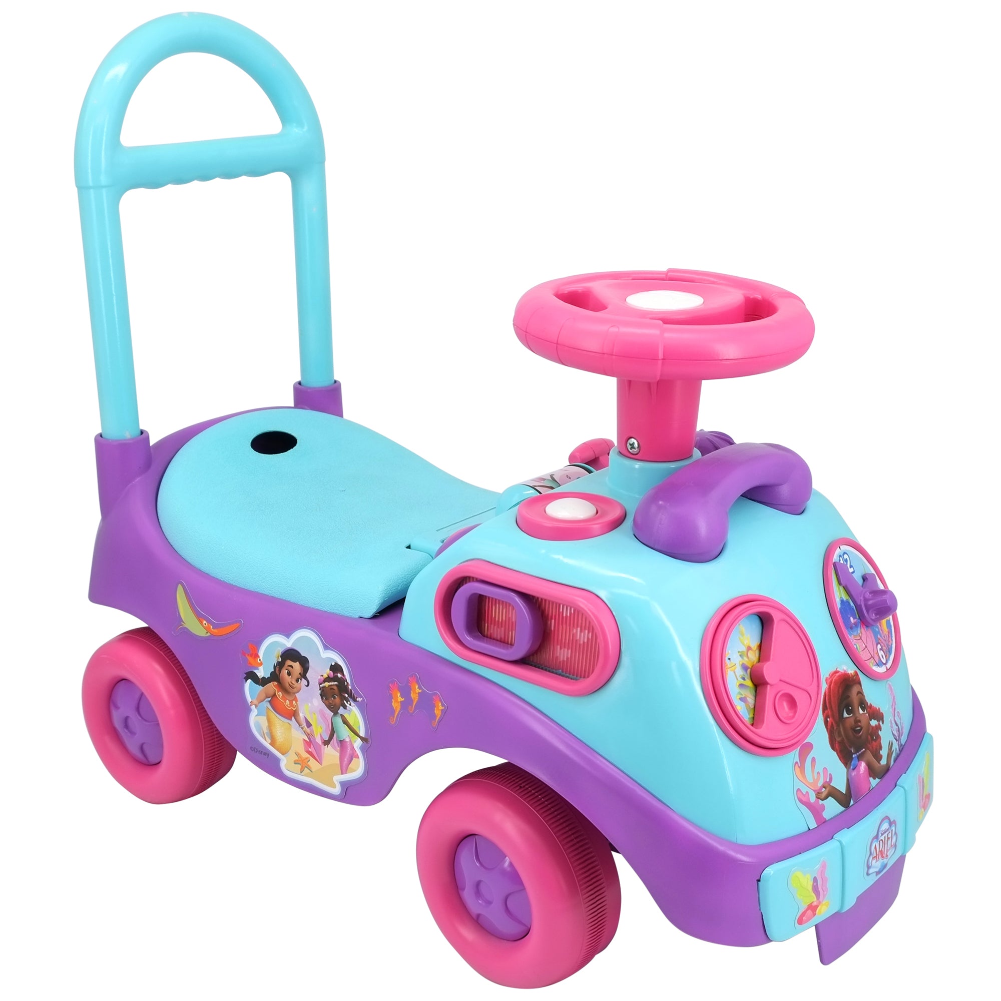 Kiddieland Disney Ariel Light & Sound Activity Ride-On - Image 2