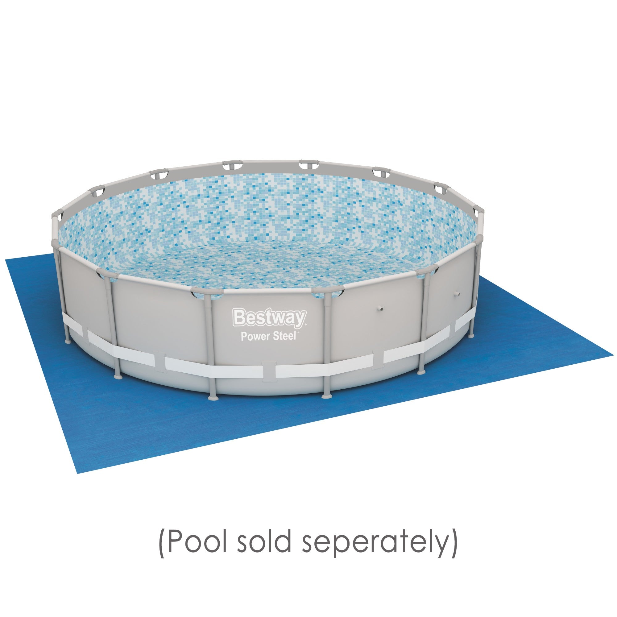 Flowclear Durable 16' x 16' Ground Cloth for Above Ground Pools - Image 5