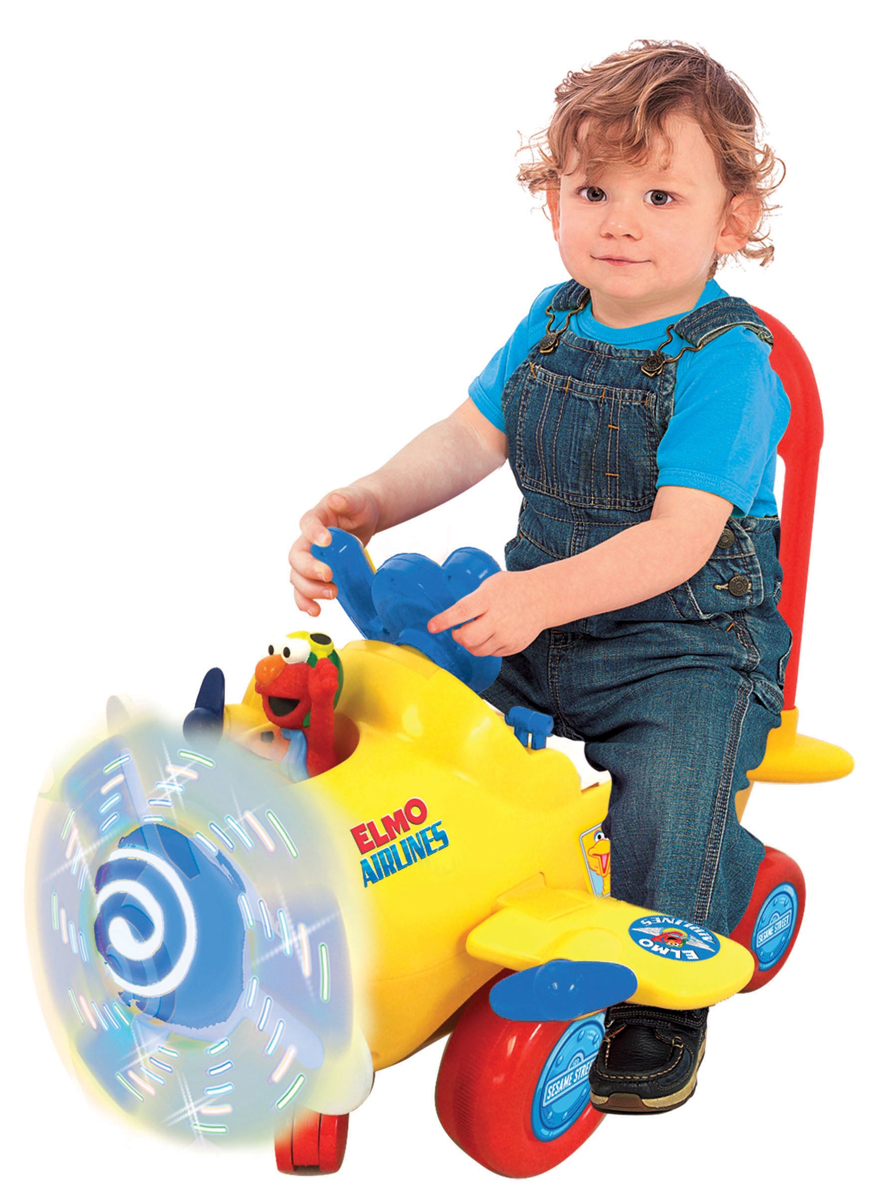 Kiddieland - Sesame Street Elmo's Plane Ride-On - Light & Sound Series - Image 2