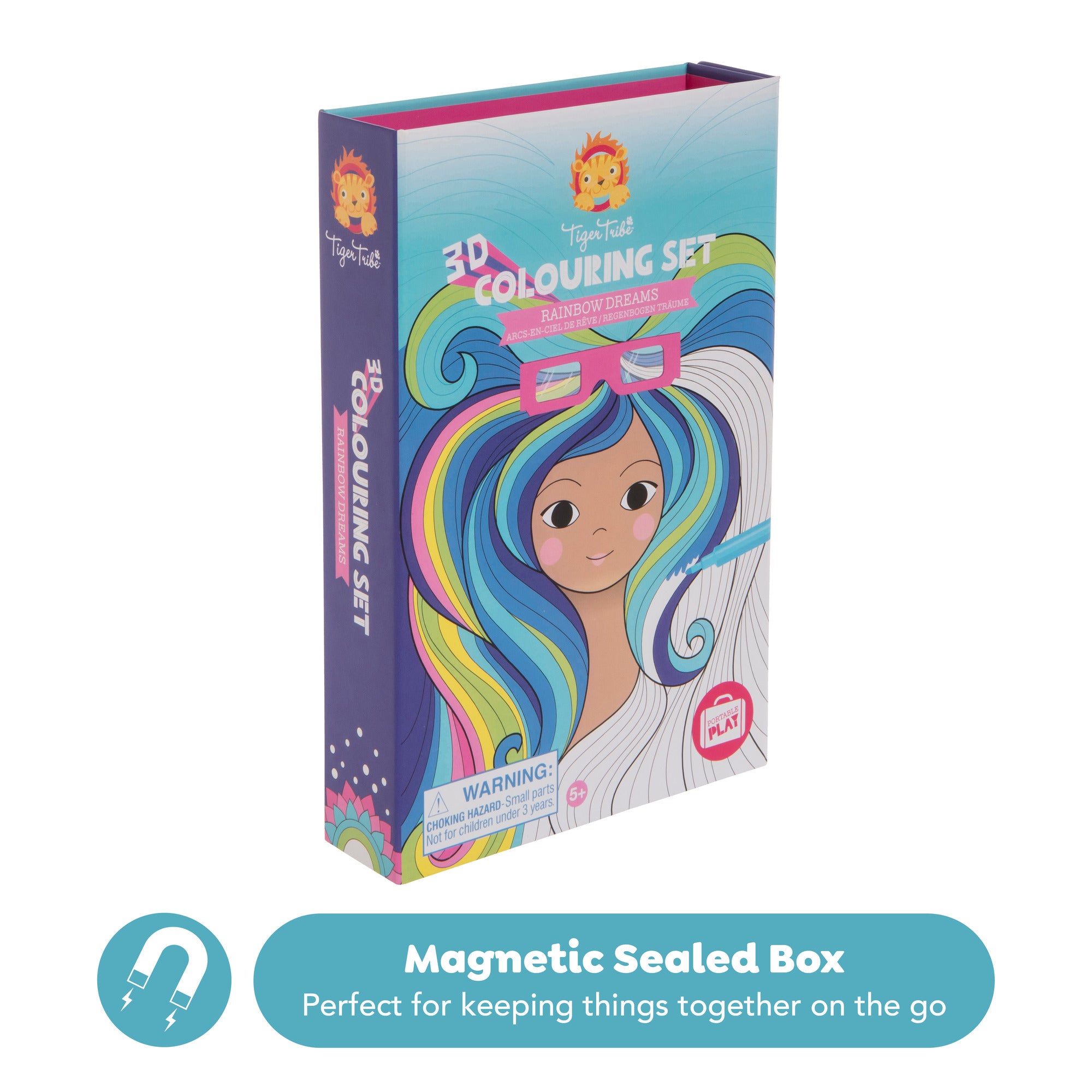 Tiger Tribe 3D Coloring Set - Rainbow Dreams - Activity Set for Kids - Image 2