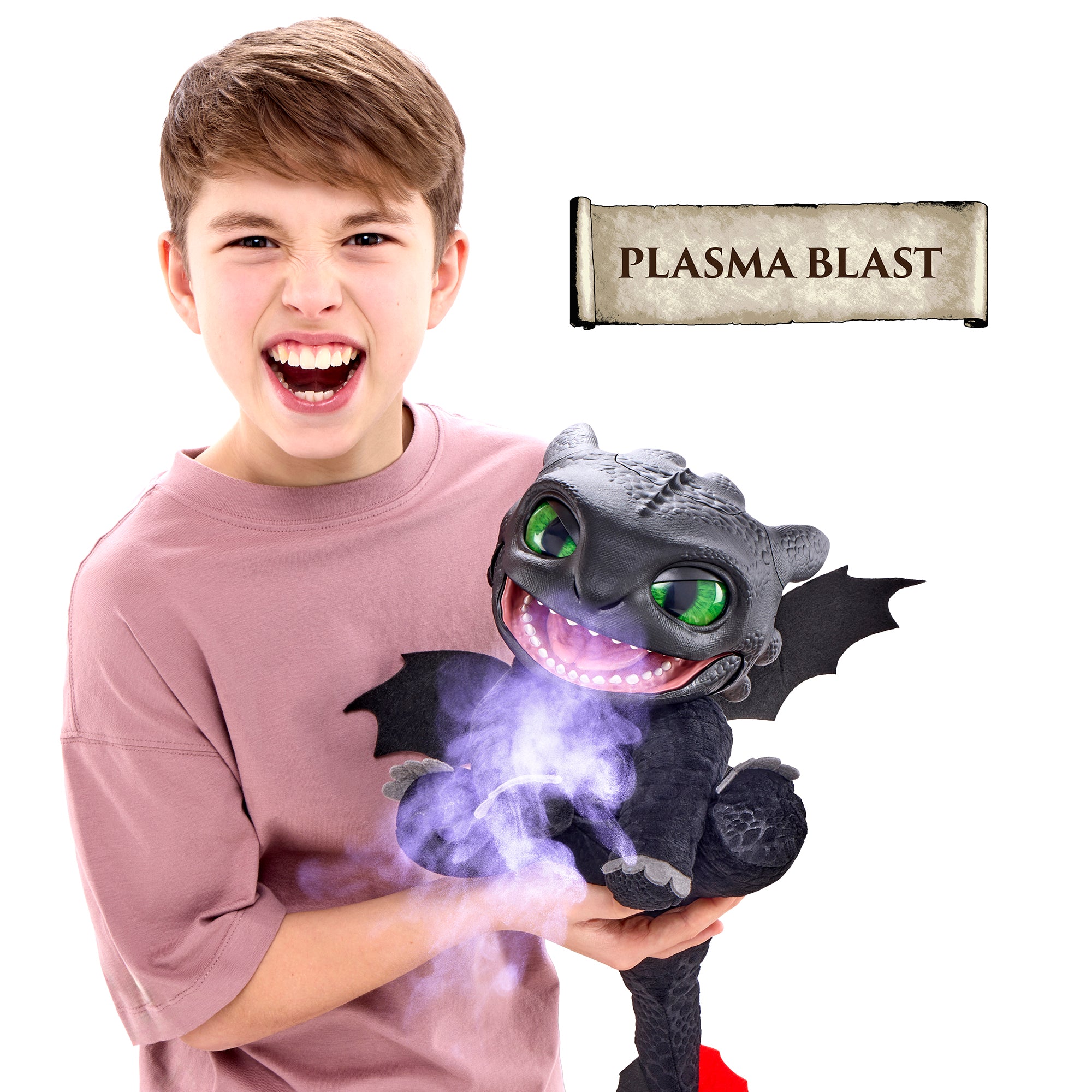 WOW! STUFF RealFX Interactive 10 inch Toothless Puppetronic Plush with 50+ Sounds from HTTYD - Image 2