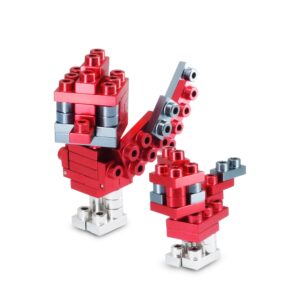 Metomics Pocket Pet Ruby and Silver Cardinal Duo