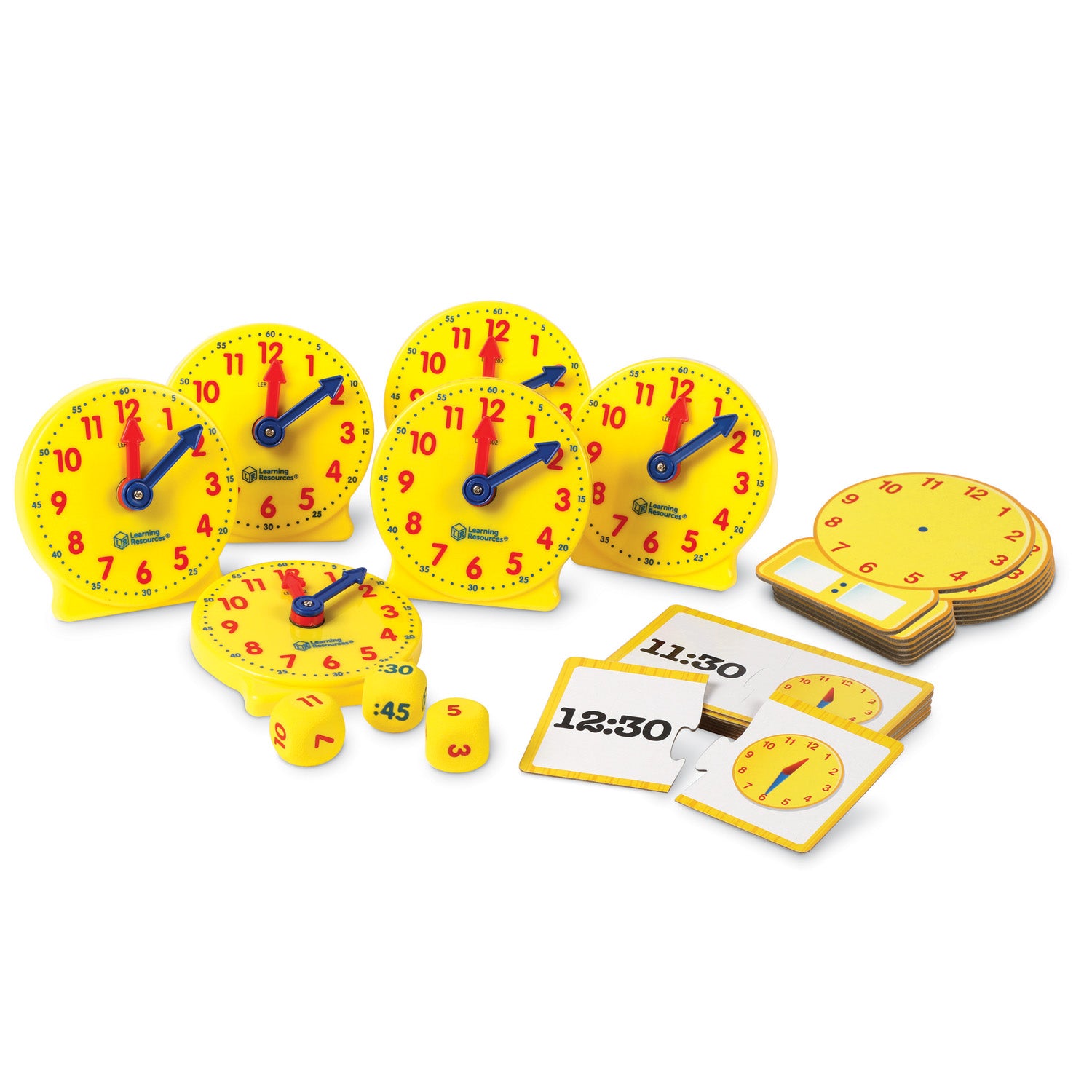 Learning Resources About Time! - Classroom Clock Set for Time-Telling Skills - Image 2