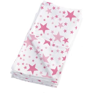 Bambino Mio XL Muslin Blankets - Pink Stars Delight