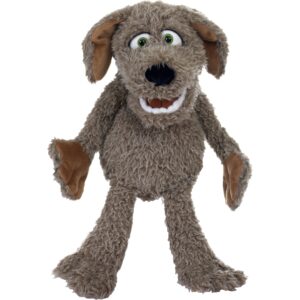Living Puppets Lexi The Brown Dog - 19" Plush Hand Puppet