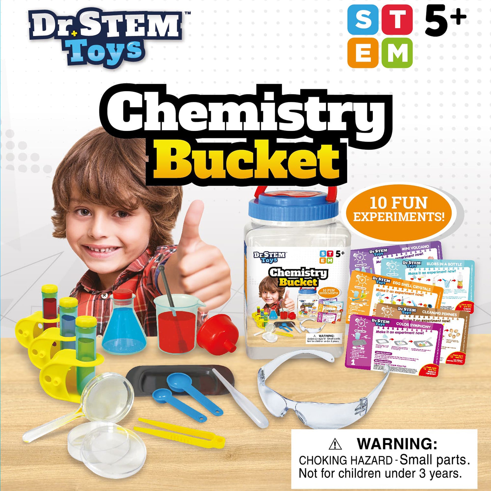Dr. STEM Chemistry Adventure Set - 10 Experiment Kit for Kids Age 5+ - Image 2