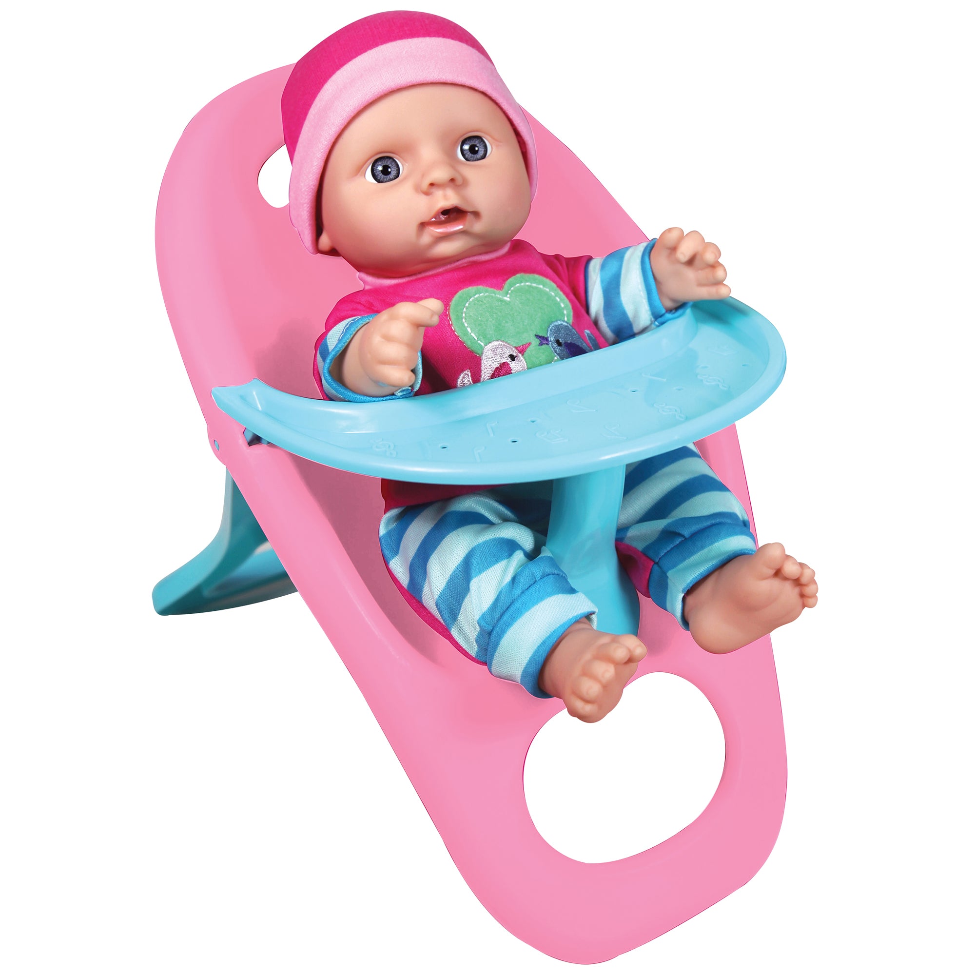 Charming Tots 12" Baby Doll Playset with Bunk Bed and High Chair - Multicolor - Image 2