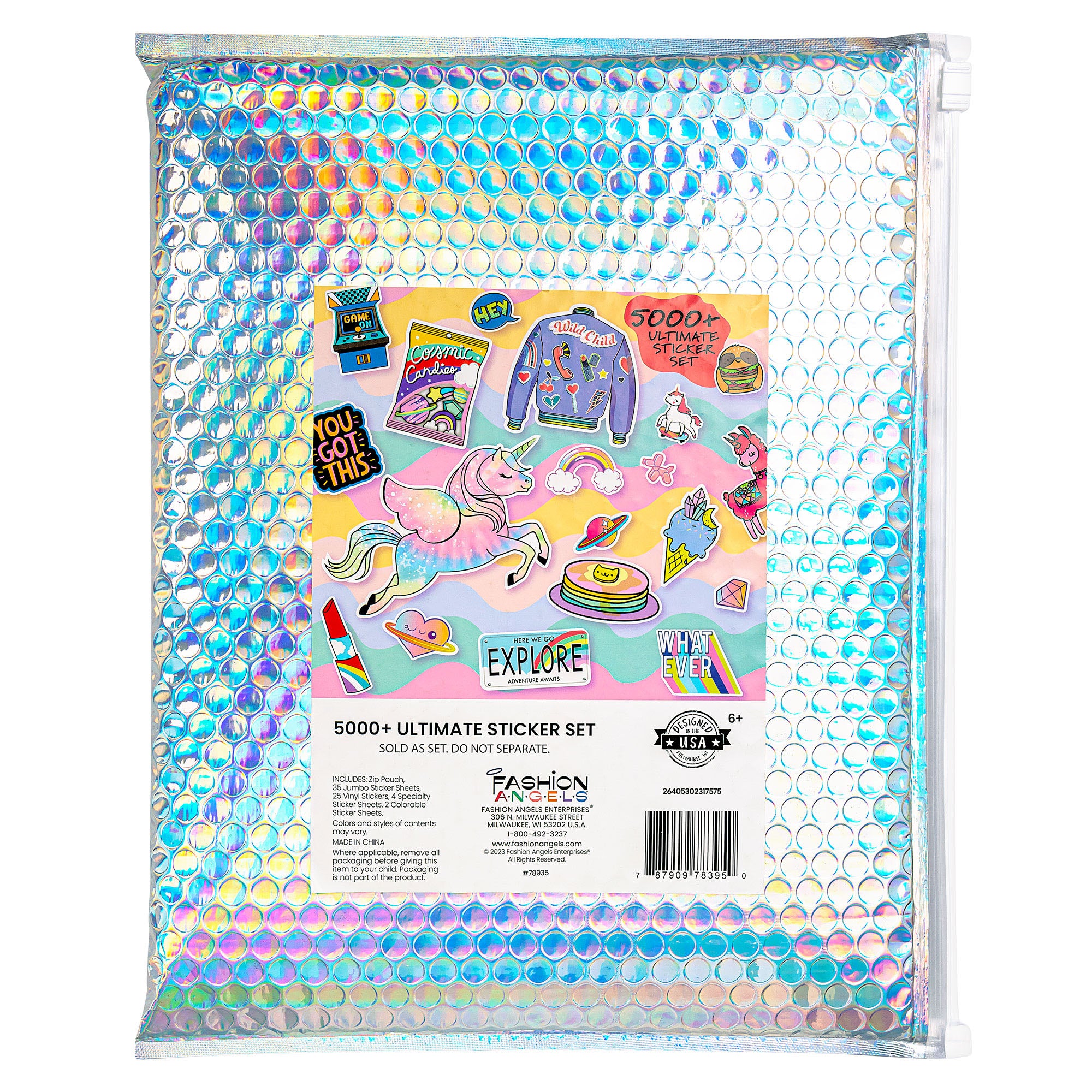 Mega Sticker Collection 5000+ Spectacular Variety Pack with 3D, Glow & Holographic Designs